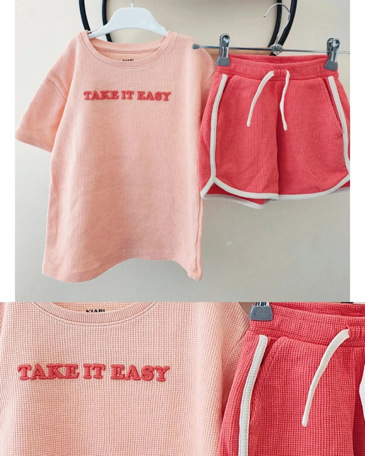 4 5 ans ensemble été Kiabi teeshirt (5 a) et short ( 4 a)